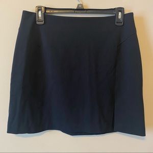 High Waisted Slit Pencil Mini Skirt